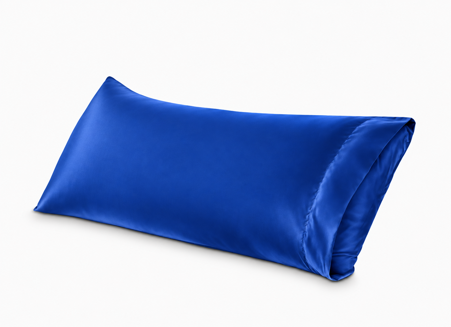 Royal blue mulberry silk envelope pillowcase