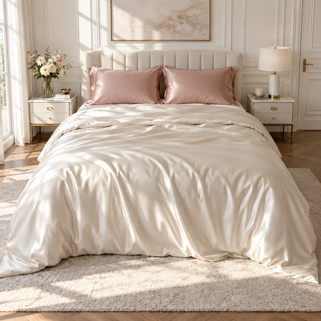 Design direction: Silk bedding